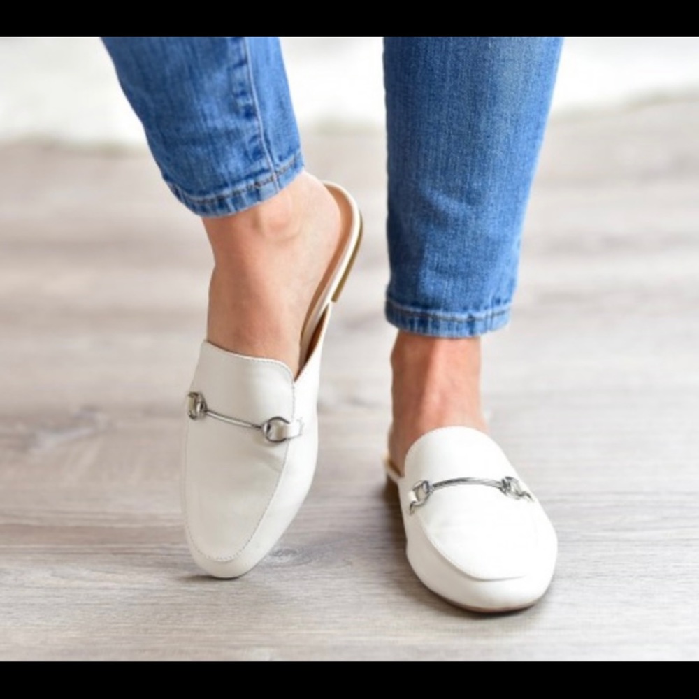 A new day white loafers stunning 😍